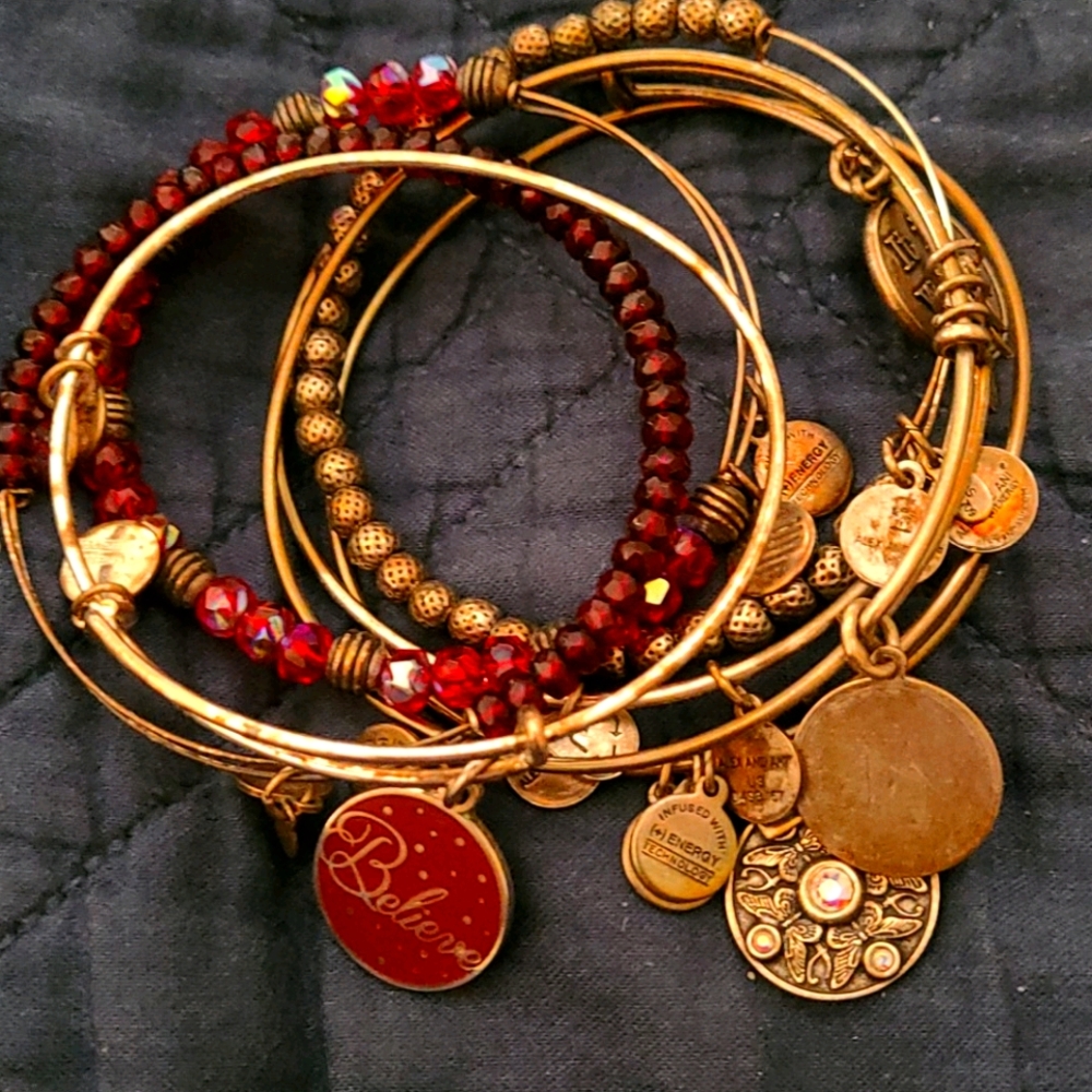 BUNDLE OF 12 Alex and Ani bracelets